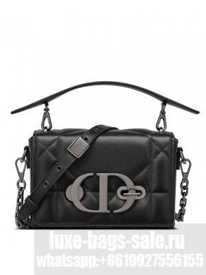 Christian Dior 30 Montaigne Box Bag With Handle Black