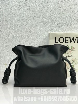 Loewe Mini Flamenco clutch in nappa calfskin Black