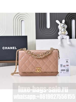 Chanel PHONE HOLDER WITH CHAIN AP3019 PINK