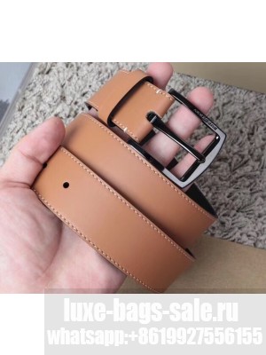 Burberry Width 3.5cm Leather Belt BUR02