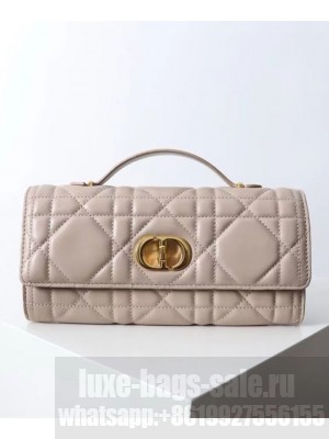 Christian Dior Miss Caro Top Handle clutch Apricot