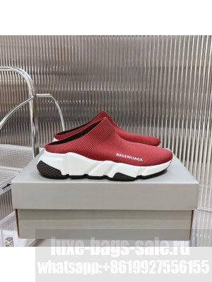Balenciaga Unisex Speed Recycled Knit Mule Slip-On Sneakers 01