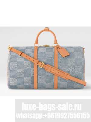 Louis Vuitton Keepall Bandouliere 50 N40739 Blue
