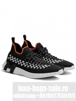 Hermes Unisex Flex Sneaker Black