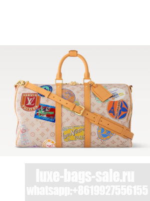 Louis Vuitton NEW Keepall Bandouliere 45 M14736 Monogram Dune