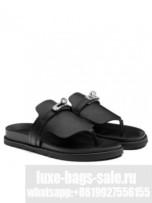 Hermes Women's Empire Sandal Black