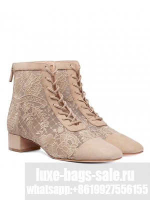 Christian Dior Women's Naughtily-D Ankle Boot Light Pink