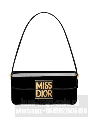 Christian Dior Miss Dior Flap Bag Black
