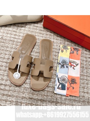 Hermes Oran Flat Slide Sandals 2023 Collection 074