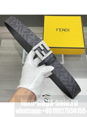 Fendi 38mm Eversible Belt FF buckle with stud closure 2021 Collection 25