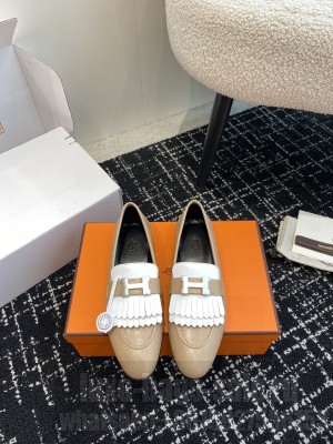Hermes Royal Loafer in goatskin 2024 beige
