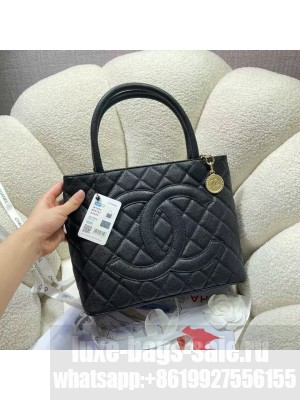 Chanel Grained Calfskin tote Bag AS5573 black