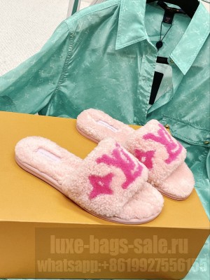 Louis Vuitton 1AA1U9 MAGNETIC FLAT MULE Rose Clair Pink