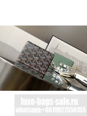 Goyard Malesherbes Card Wallet Black & Tan