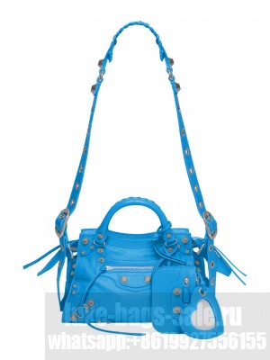 Balenciaga Neo Cagole XS Handbag Blue