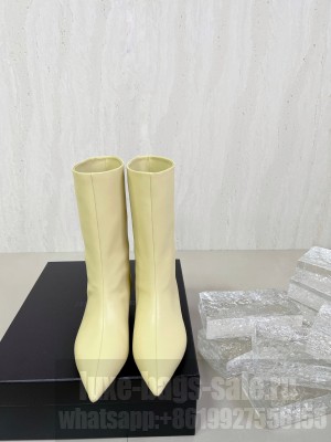 Jil Sander 3.5cm Calfskin Leather Ankle boots Yellow