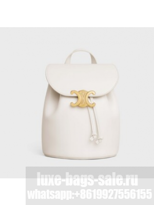 Celine BACKPACK CELINE BONNIE IN SMOOTH CALFSKIN 118703 RICE