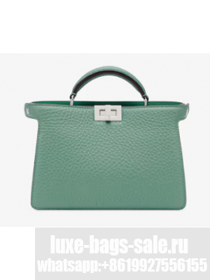 Fendi Peekaboo ISeeU XCross leather bag 7VA582A Tuscan green