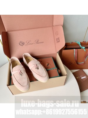 Loro Piana Unisex Summer Charms Walk Suede Loafers 03
