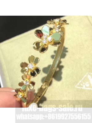 Van Cleef & Arpels Frivole Flowers Bracelet Gold