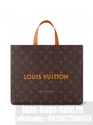 Louis Vuitton Shopper Tote MM M13928 Brown