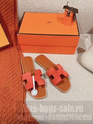 Hermes Oran Flat Slide Sandals 2024 04