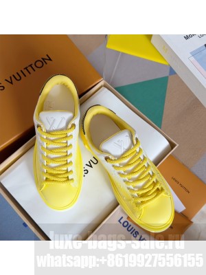 Louis Vuitton Women's Time Out Monogram Sneaker Yellow