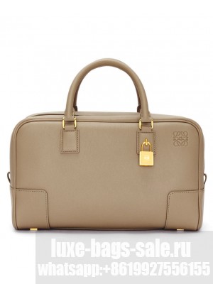 Loewe Amazona 28 Bag In Nappa Calfskin Gray