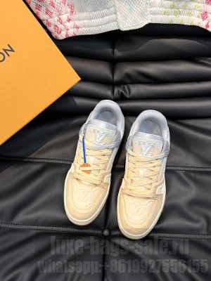 Louis Vuitton Men's LV Trainer Sneakers 2023 040