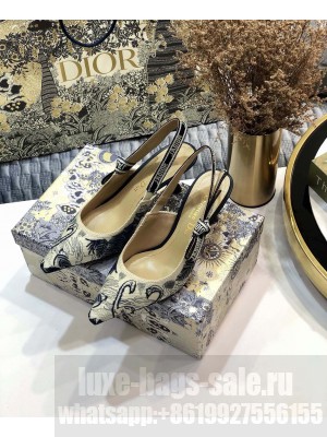 DIOR HEEL 6.5CM J'ADIOR SLINGBACK PUMPS TECHNICAL FABRIC 05