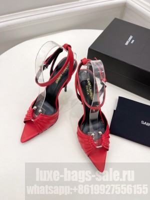 Saint Laurent 10cm Patent Leather Sandals 2022 Collection 012