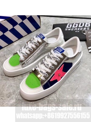 Golden Goose Stardan Sneaker Green/Silver/Navy Blue Spring/Summer 2021 Collection 20