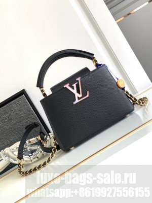 Louis Vuitton Capucines Mini  M23082 black