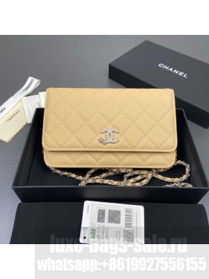 Chanel Wallet On Chain AP3723 yellow