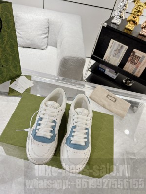 Gucci MAC80 Unisex Sneakers in Leather and Fabric 2023 02