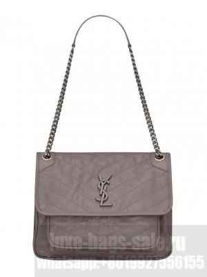 Saint Laurent Large Niki Chain Bag 4988940 Gray