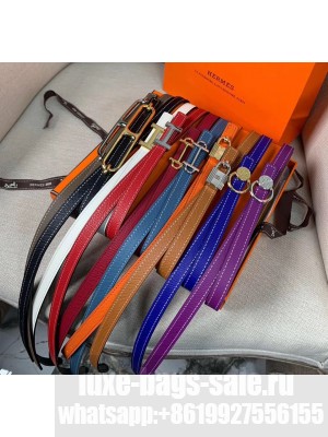 Hermes Width 1.3cm Swift & Epsom Leather Reversible Belt 2020 Collection