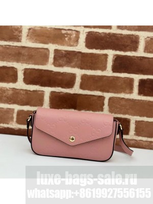 Gucci GG SUPER MINI SHOULDER BAG 781554 pink