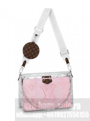 Louis Vuitton Maxi Multi Pochette Accessoires M21056 Silver