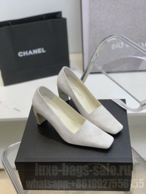 Chanel Vintage Pumps Gray 2022 Collection
