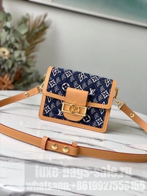Louis Vuitton mini SINCE 1854 DAUPHINE M57394 blue