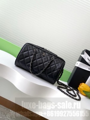 Chanel CLUTCH WITH CHAIN AP4474 Black&Black-Tone Metal