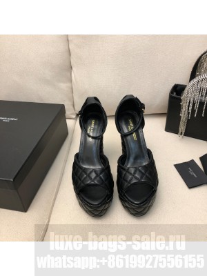 Saint Laurent 4cm Platform Heel 13.5cm High Heel Sandals 2022 Collection 09