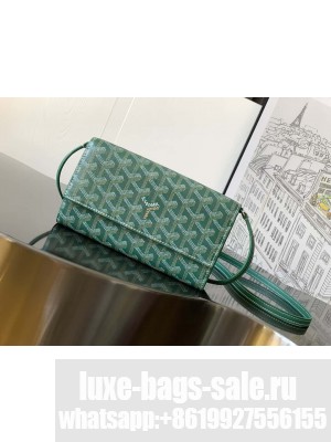 Goyard Varenne Continental Wallet Green