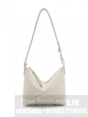 Loewe Bright Nappa Cow Leather Puzzle Fold Handbag Cream