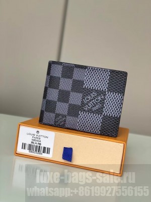 Louis vuitton Monogram Canvas Wallet N60434 grey