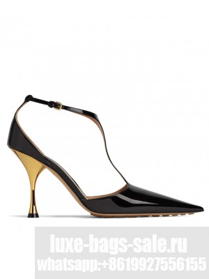 Bottega Veneta Women's Rocket T-Bar Pump 740457 Black