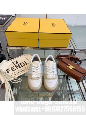 Fendi FENDI MATCH Unisex low-tops sneakers beige/white
