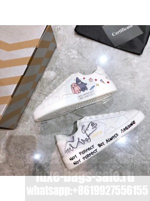 Golden Goose Graffiti White Calfskin Sneaker Spring/Summer 2021 Collection 47  