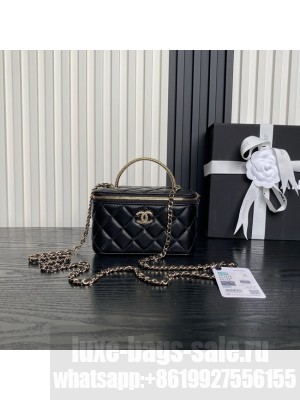 Chanel Long Vanity with chain AP4842 black